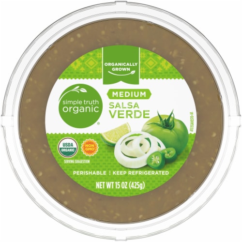 Simple Truth Organic® Medium Salsa Verde Perspective: top