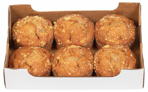 Bakery Fresh Goodness Jumbo Banana Nut Muffins Perspective: top