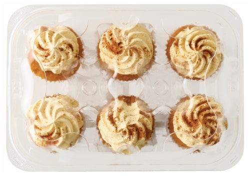 Bakery Fresh Goodness Pumpkin Whippy Cupcakes Perspective: top