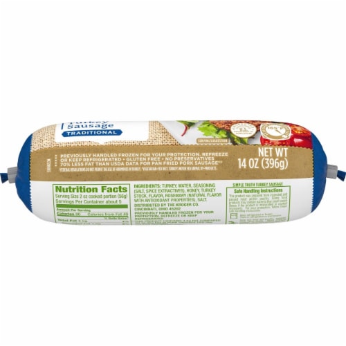 Simple Truth™ Traditional Turkey Sausage Perspective: top