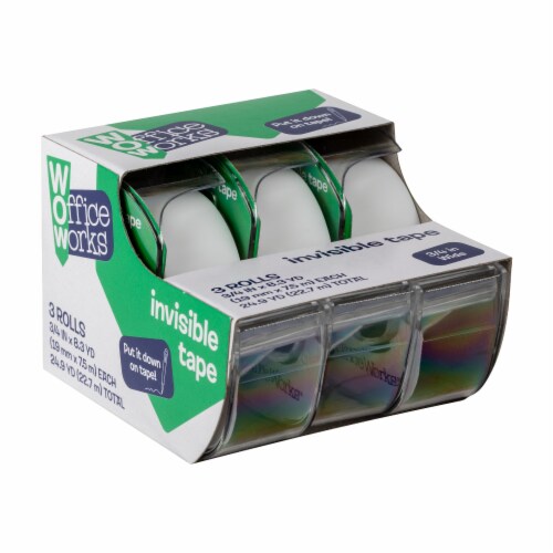 Office Works Invisible Tape - Clear Perspective: top