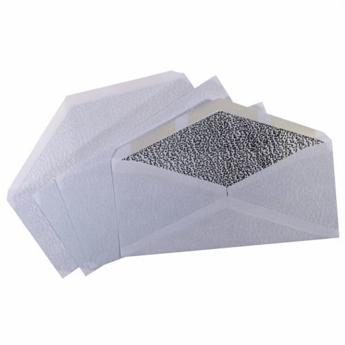 Office Works Security Envelopes - White Perspective: top