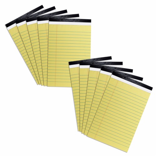 Office Works® Canary Legal Pads - Yellow Perspective: top