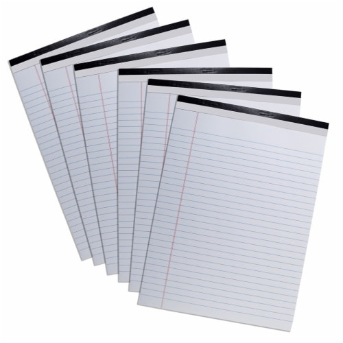 Office Works Ruled Legal Pads Pack - White Perspective: top