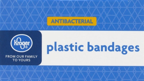 Kroger® Antibacterial Plastic Bandages Perspective: top