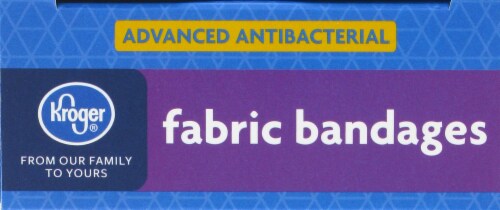 Kroger® Advanced Antibacterial Fabric Bandages Perspective: top