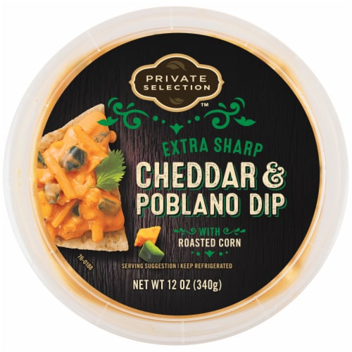 Private Selection™ Cheddar and Poblano Dip Perspective: top