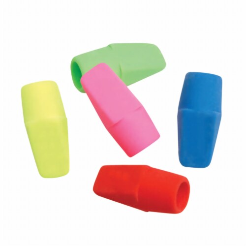 Office Works Eraser Caps - Assorted Perspective: top