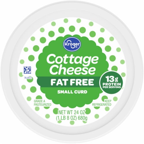 Kroger® Small Curd Fat Free Cottage Cheese, 24 oz - Smith’s Food and Drug