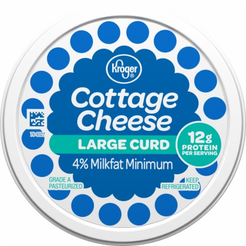 Kroger® 4% Milkfat Large Curd Cottage Cheese Perspective: top