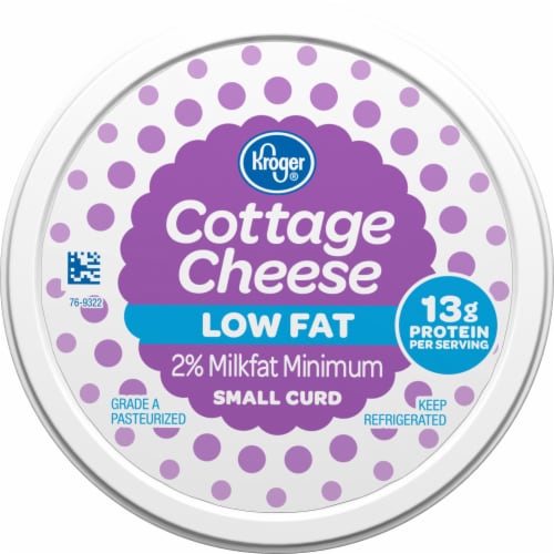 Kroger® 2% Lowfat Small Curd Cottage Cheese Perspective: top