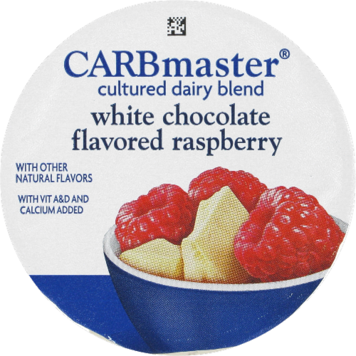 Kroger® CarbMaster™ White Chocolate Raspberry Yogurt Perspective: top