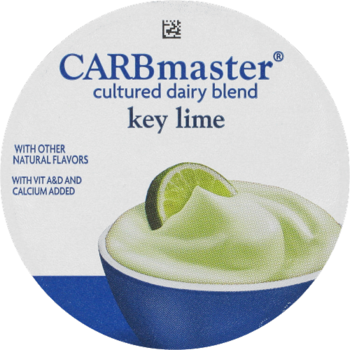 Kroger Carbmaster Key Lime Low Fat Yogurt Cup Perspective: top