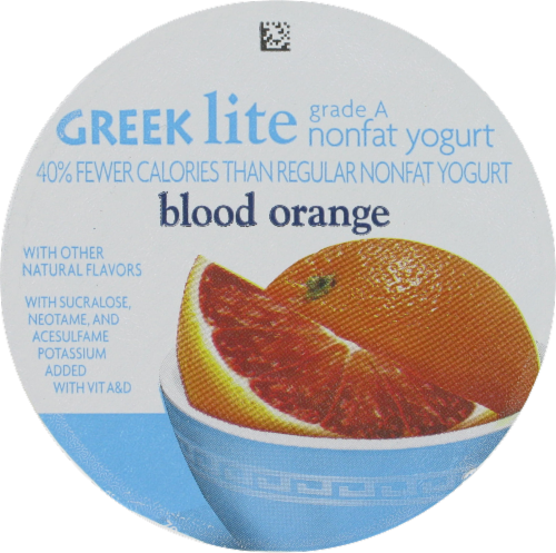 Kroger® Lite Blood Orange Greek Yogurt Perspective: top
