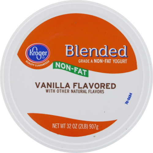 Kroger®  Non-fat Vanilla Yogurt Perspective: top