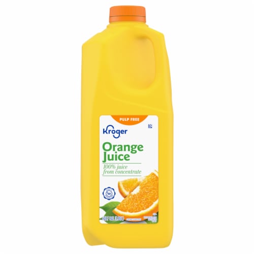Kroger® 100% Orange Juice From Concentrate Original Perspective: top