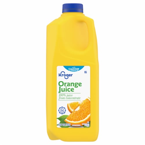 Kroger® 100% Orange Juice From Concentrate With Calcium Vitamins C & D Perspective: top