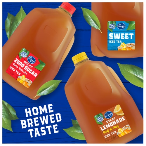 Kroger® Zero Sugar Iced Tea Decaf Perspective: top
