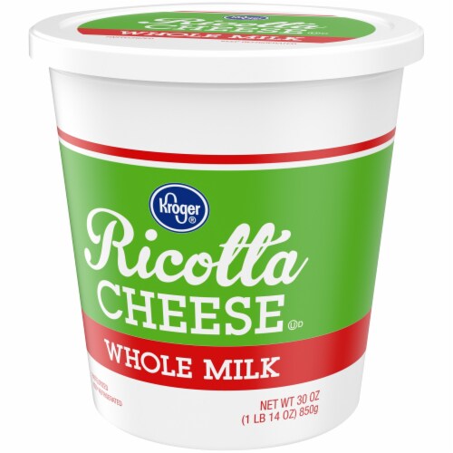 Kroger® Whole Milk Ricotta Cheese Perspective: top
