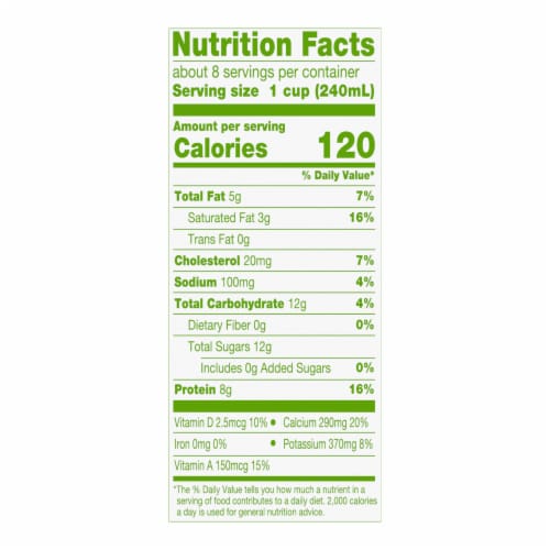 Simple Truth Organic® Lactose Free 2% Reduced Fat Milk Half Gallon Perspective: top