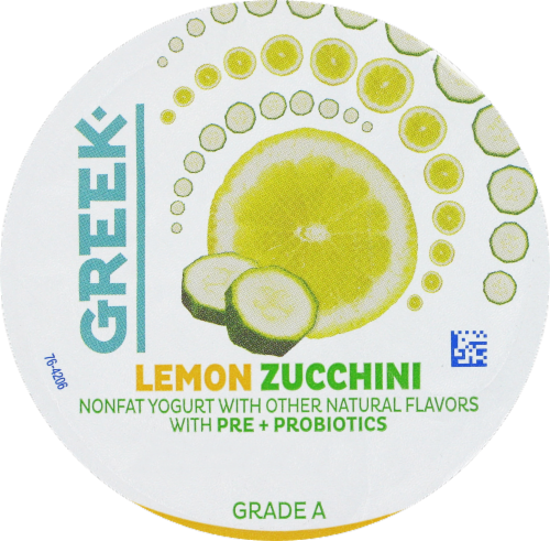 Kroger®  Lemon Zucchini Greek Yogurt Perspective: top