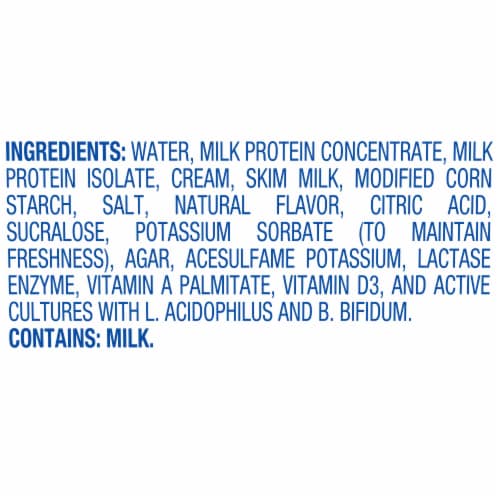 Kroger® CARBmaster® Vanilla Lactose Free Protein Yogurt Smoothie Perspective: top