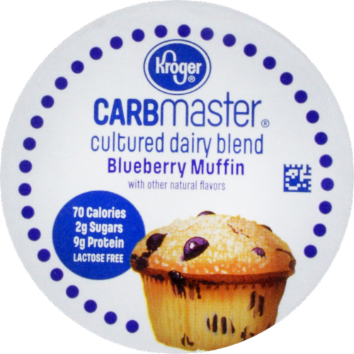 Kroger® CarbMaster™ Blueberry Muffin Cultured Dairy Blend Perspective: top