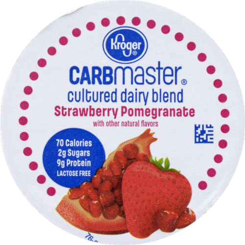 Kroger® CarbMaster® Strawberry Pomegranate Cultured Dairy Blend Perspective: top