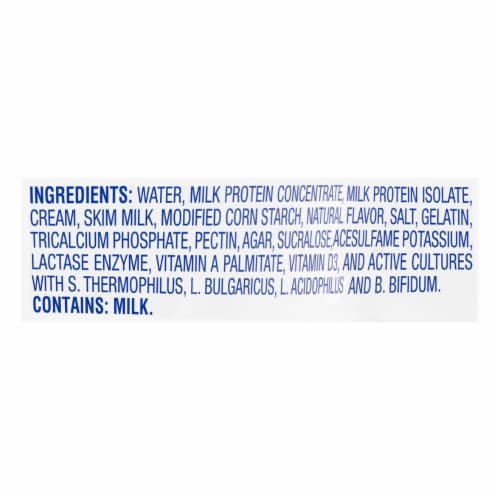 Kroger Carbmaster Vanilla Lowfat Yogurt Cup Perspective: top