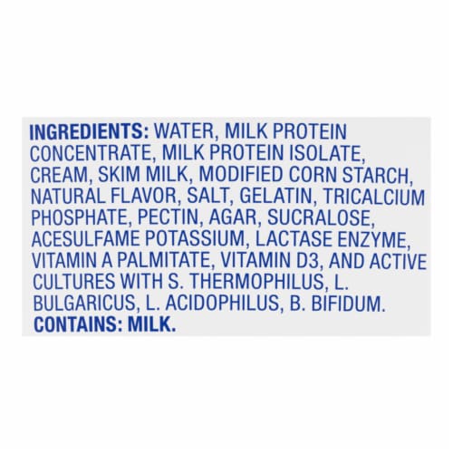 Kroger Carbmaster Vanilla Lowfat Yogurt Tub Perspective: top