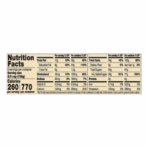 Private Selection® Cookies & Cream Ice Cream Pint Perspective: top
