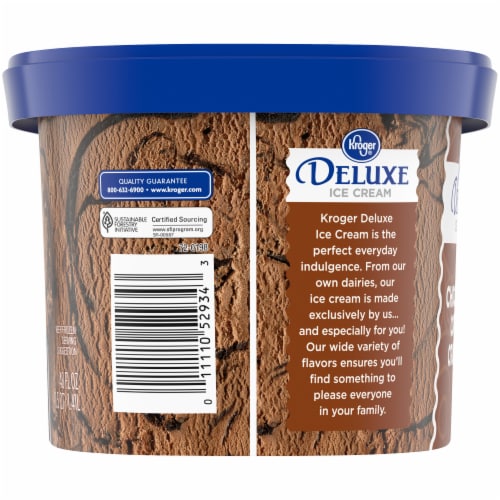 Kroger® Deluxe Chocolate Cookie Crumble Ice Cream Perspective: top