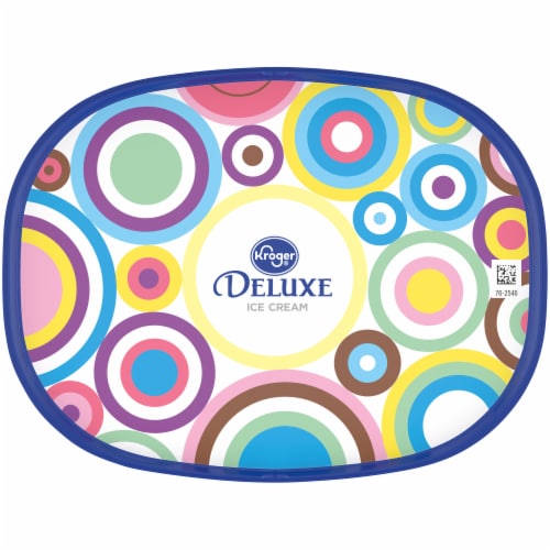 Kroger® Deluxe Triple Brownie Ice Cream Tub Perspective: top