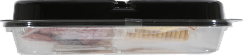 Wholesome@Home Pepperoni Salami Cheese & Crackers Party Tray Perspective: top