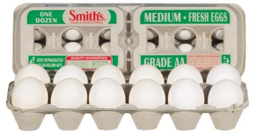 Smiths® Grade AA Medium Eggs Perspective: top