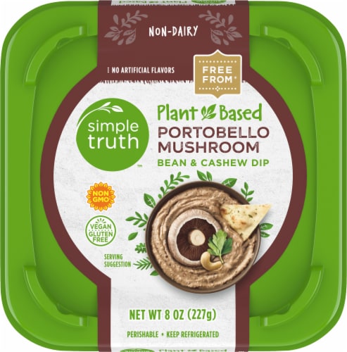 Simple Truth™ Plant Based Portobello Mushroom Bean & Cashew Dip Perspective: top