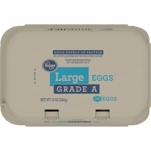 Kroger® Large White Eggs Perspective: top