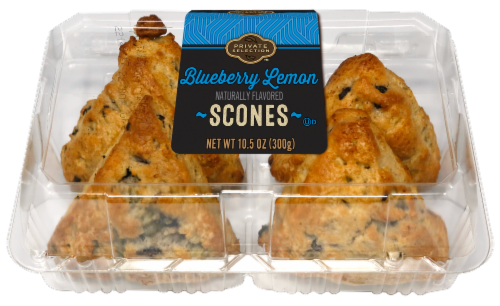 Private Selection™ Blueberry Lemon Scones Perspective: top