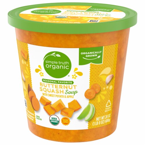 Simple Truth Organic® Butternut Squash Soup with Sweet Potato & Apple Perspective: top