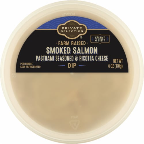 Private Selection Pastrami Smoked Salmon & Ricotta Cheese Dip Perspective: top