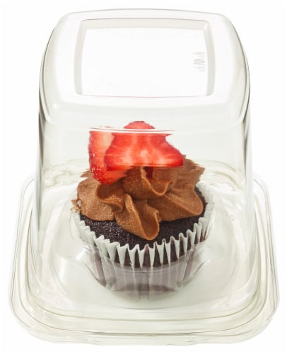 Private Selection® Buttercream Icing Chocolate Cupcake Perspective: top