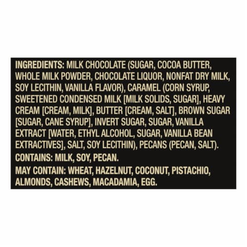 Private Selection® Milk Chocolate Pecan Caramel Cluster Perspective: top