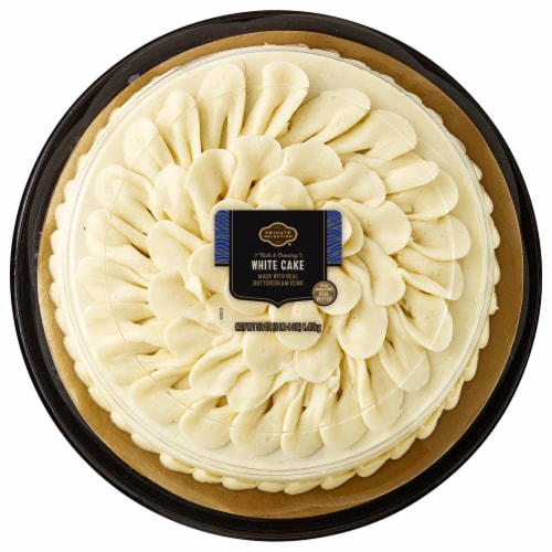 Private Selection® White Cake with Buttercream Icing Perspective: top