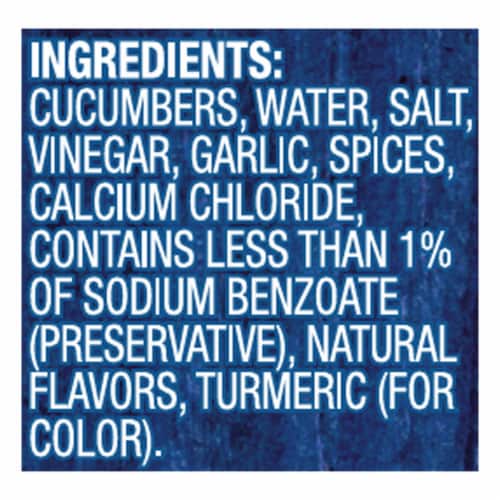 Kroger® Kosher Dill Pickle Chips Perspective: top