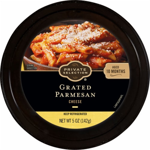 Private Selection® Grated Parmesan Cheese Cup Perspective: top