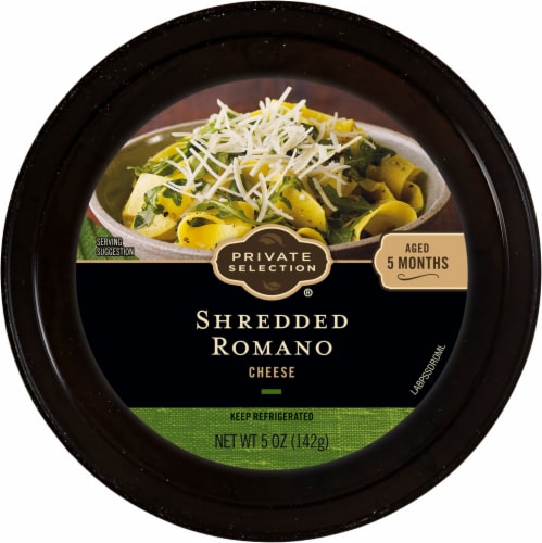 Private Selection® Shredded Romano Cheese Cup Perspective: top