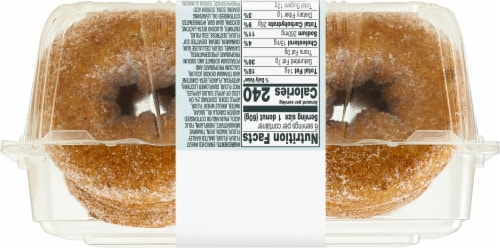 Bakery Fresh Authentic Apple Cider Cake Donuts Perspective: top