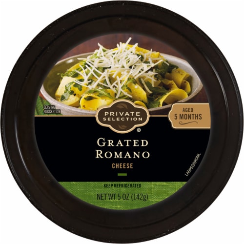 Private Selection® Grated Romano Cheese Perspective: top