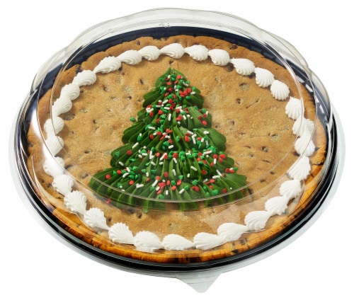 Kroger® Christmas Tree Colossal Chocolate Chip Cookie Perspective: top