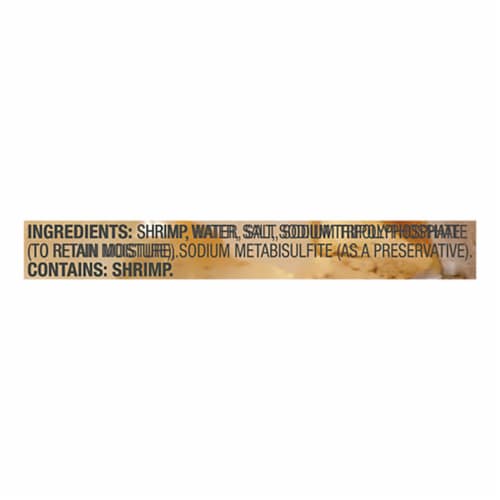 Sandbar® Large Raw Shrimp Peeled & Deveined Tail Off Perspective: top